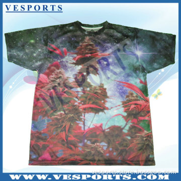Digital Sublimation T Shirts with 100% Polyester